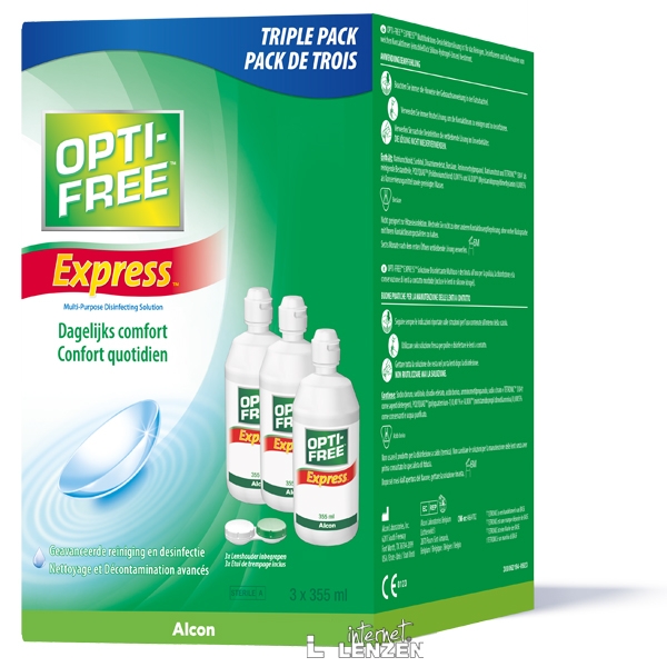 OPTIFREE  EXPRESS  - 3 x 355 ml '24 600