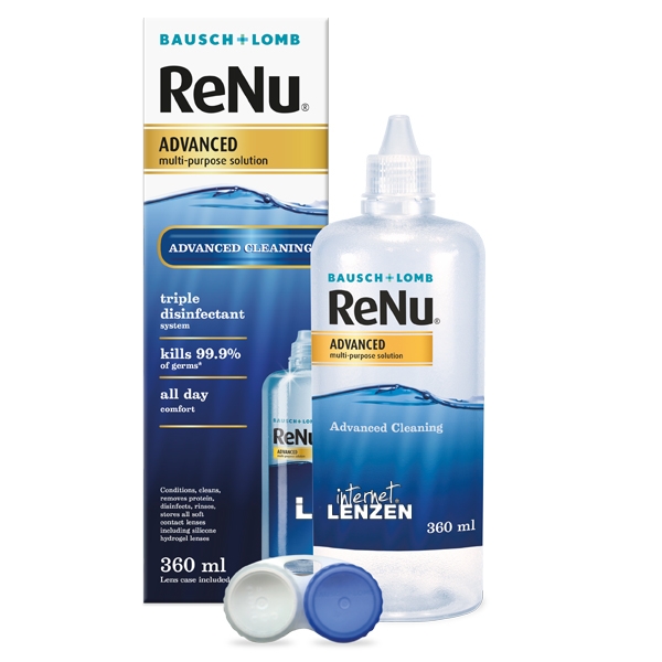 BAUSH LOMB - RENU - ADVANCED -  360ML  600'24